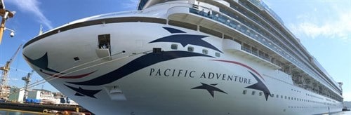 Pacific Adventure Emerges From Dry Dock With P&O Cruises Look And ‘Personality’ (September 2021)